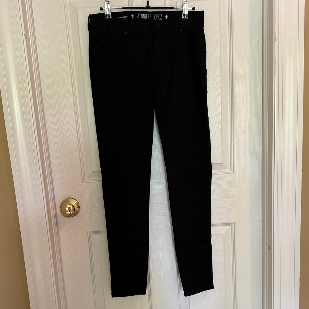 Jennifer Lopez Jet-Black Slim Fit Jeans Size 2